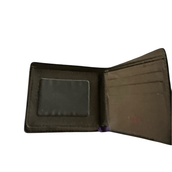 Louis Vuitton Damier men’s bifold wallet holds 8 cards has two bifolds nice - Picture 3 of 10